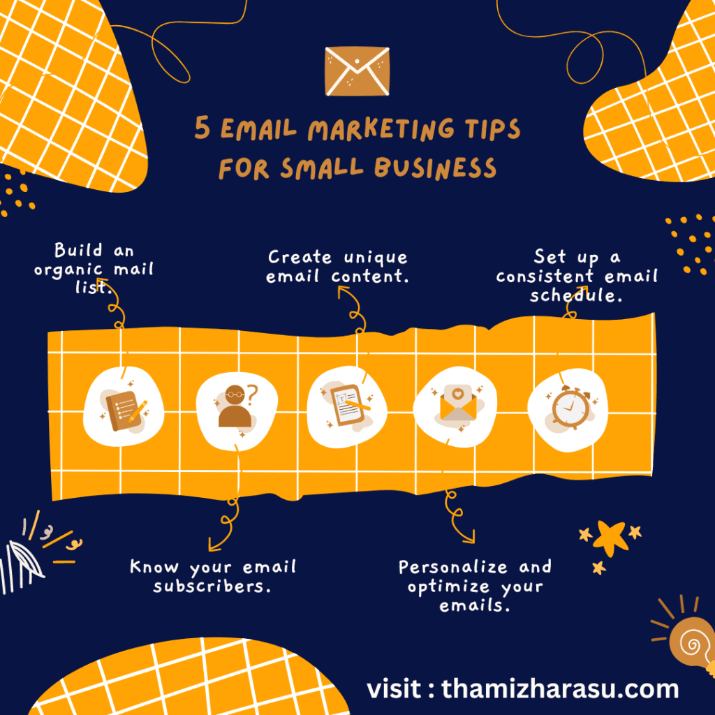 5 email marketing tips for small business