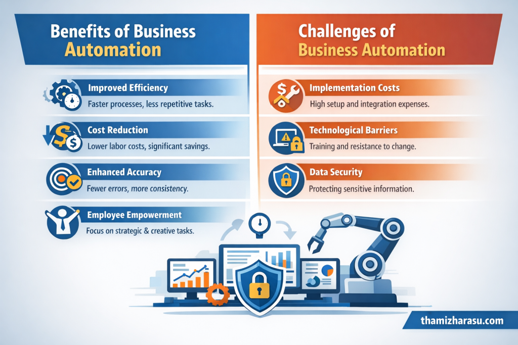 Business automation benefits and challenges