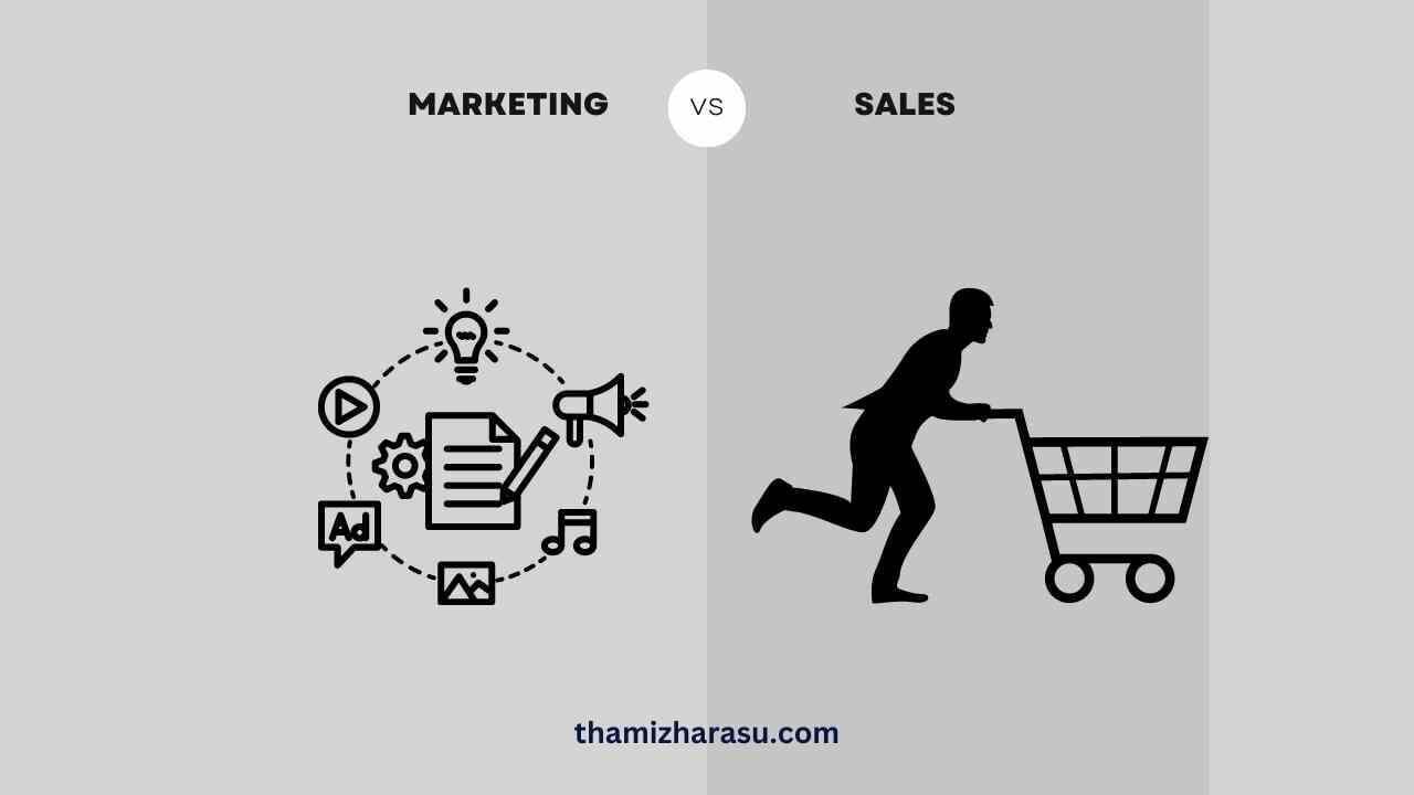 difference between sales and marketing