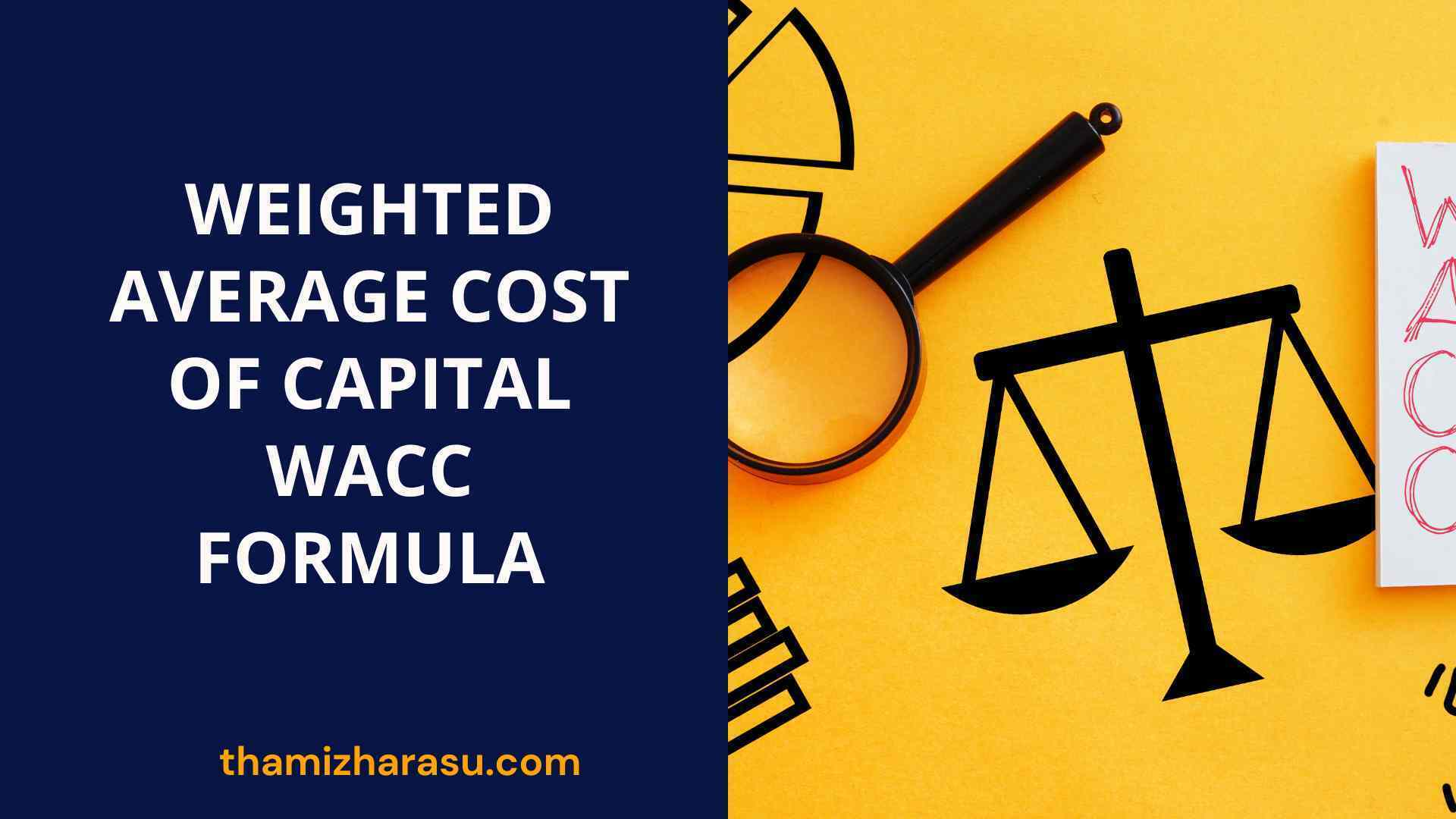weighted average cost of capital wacc formula